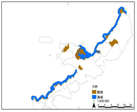イラスト：沖縄海岸国定公園区域図