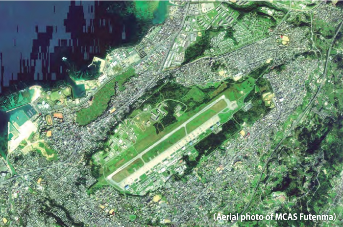 Aerial photo of MCAS Futenma
