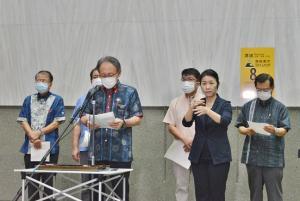 写真：玉城知事会見の様子2