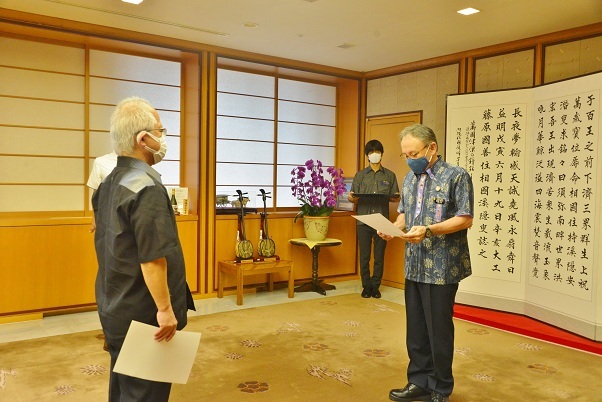 写真：辞令交付式の様子1