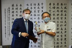 写真:表敬の様子3
