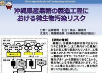 イラスト：沖縄県産の製造工程におかえる黒糖微生物汚染リスク