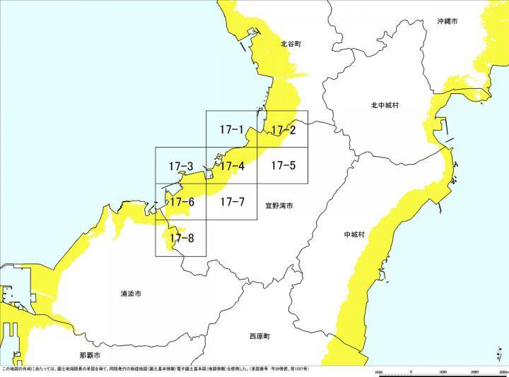 イラスト：宜野湾市の位置図