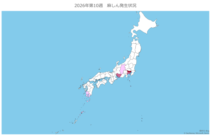 麻しん発生状況(2026年第10週)