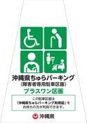 写真:プラスワン区画 カラーコーン