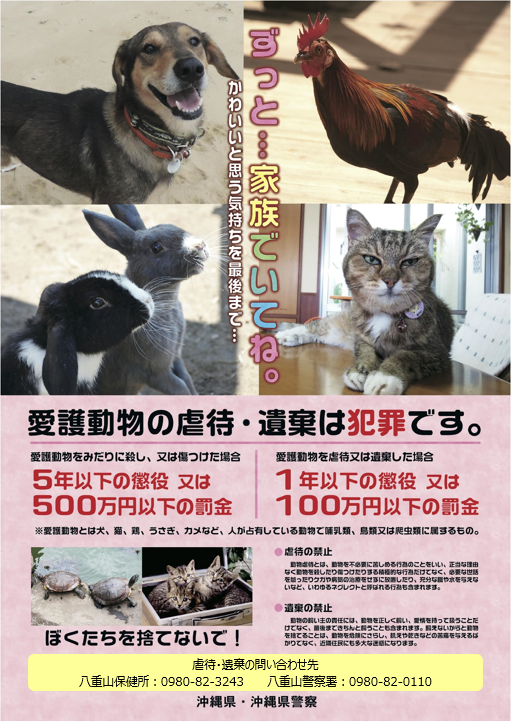 ポスター：ずっと家族でいてね。