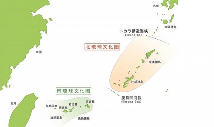 地図：南北琉球