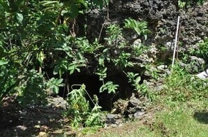 写真:住民避難壕