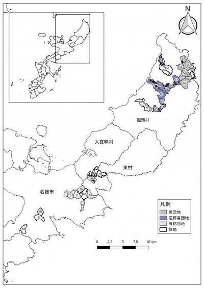 地図：認証森林面積