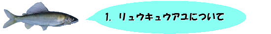 1.リュウキュウアユについて