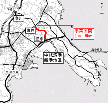 イラスト:一般県道36号線位置図