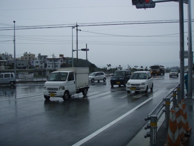 写真：県道10号線付近の様子