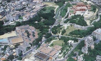 写真：公園上空