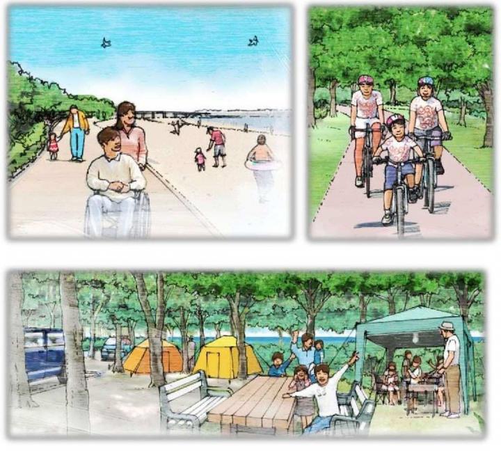 イラスト:宮古公園活動イメージスケッチ