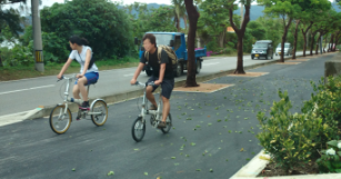 写真：整備された歩道