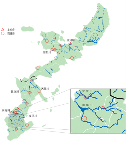 イラスト：テレメータ位置図