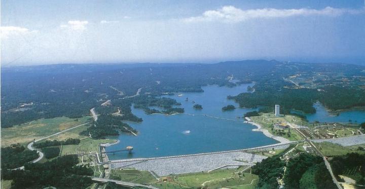 写真：倉敷ダムの全景