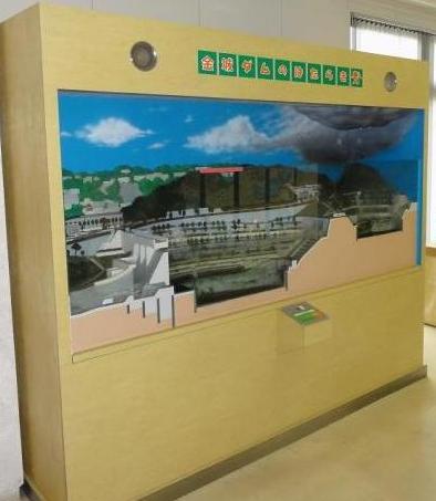 写真:金城ダム 模型 全景