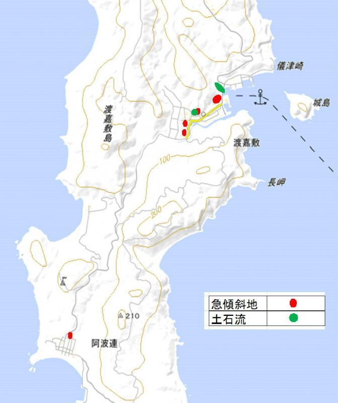 地図：渡嘉敷村　位置図