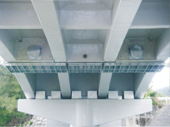 写真：国頭東線の奥橋橋梁補修施工後