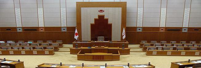 写真：議場