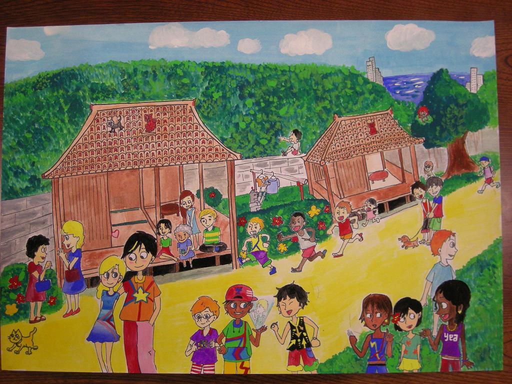 写真：中学校入選作品