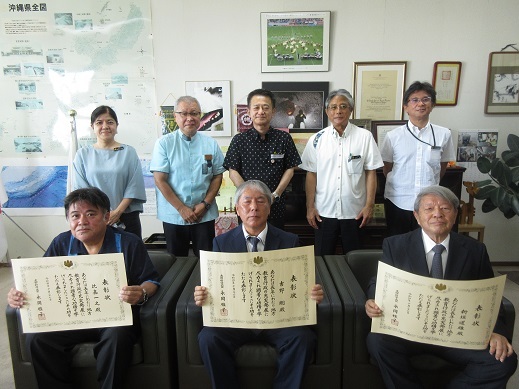 写真:受彰報告会の様子