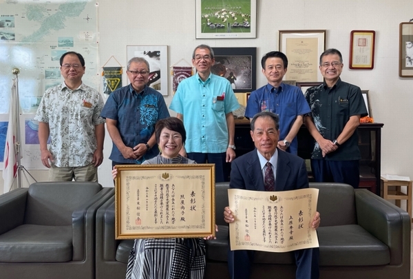 写真:受彰報告会の様子