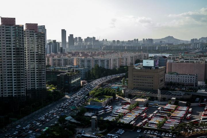 写真:市街の俯瞰