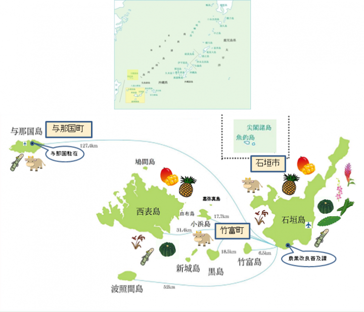 管内地図（八重山）