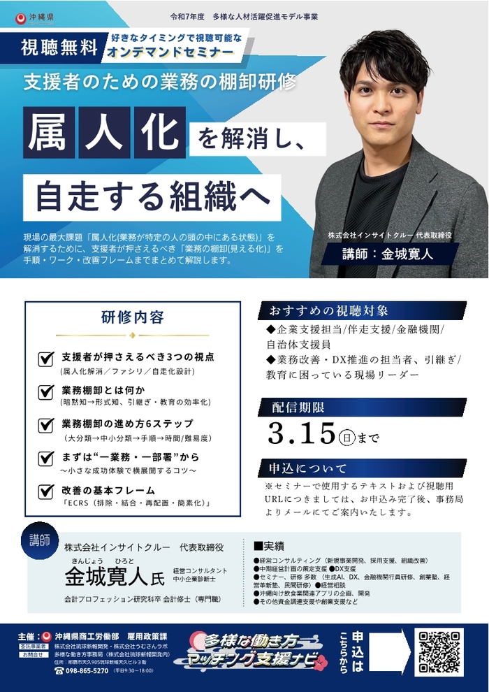 棚卸・切り出しスキルアップ講座