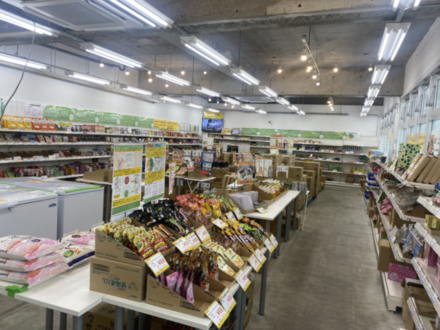 食品ロス削減ショップecoeat店内