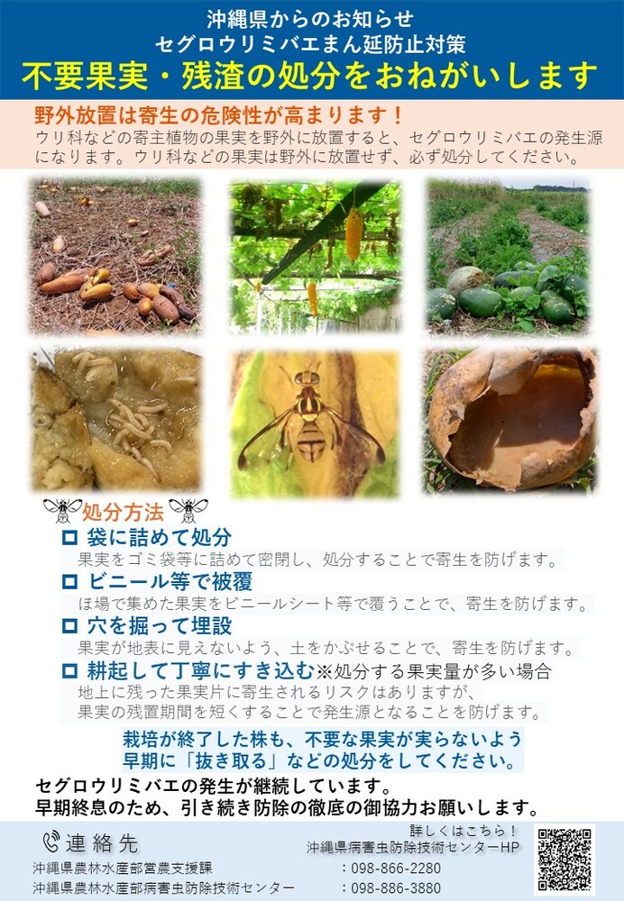 不要な果実の処分について