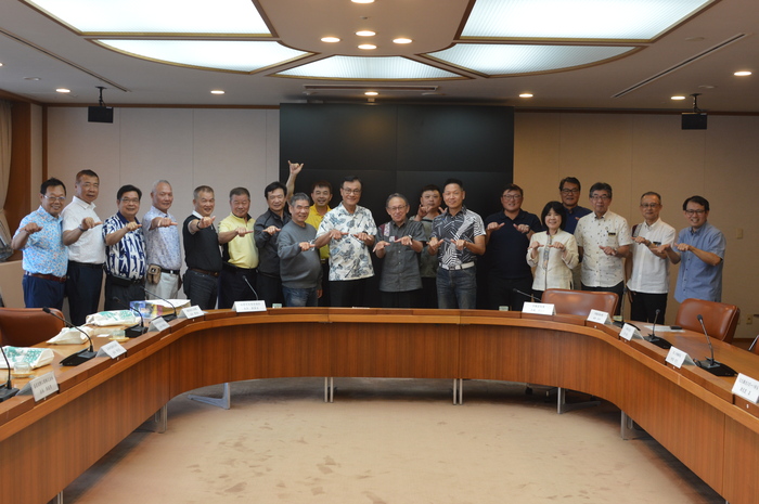 台湾日本関係協会会長の知事表敬