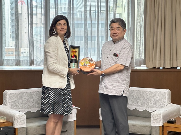 在京都フランス総領事の池田副知事表敬