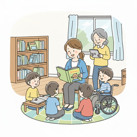 読書バリアフリーのイメージ