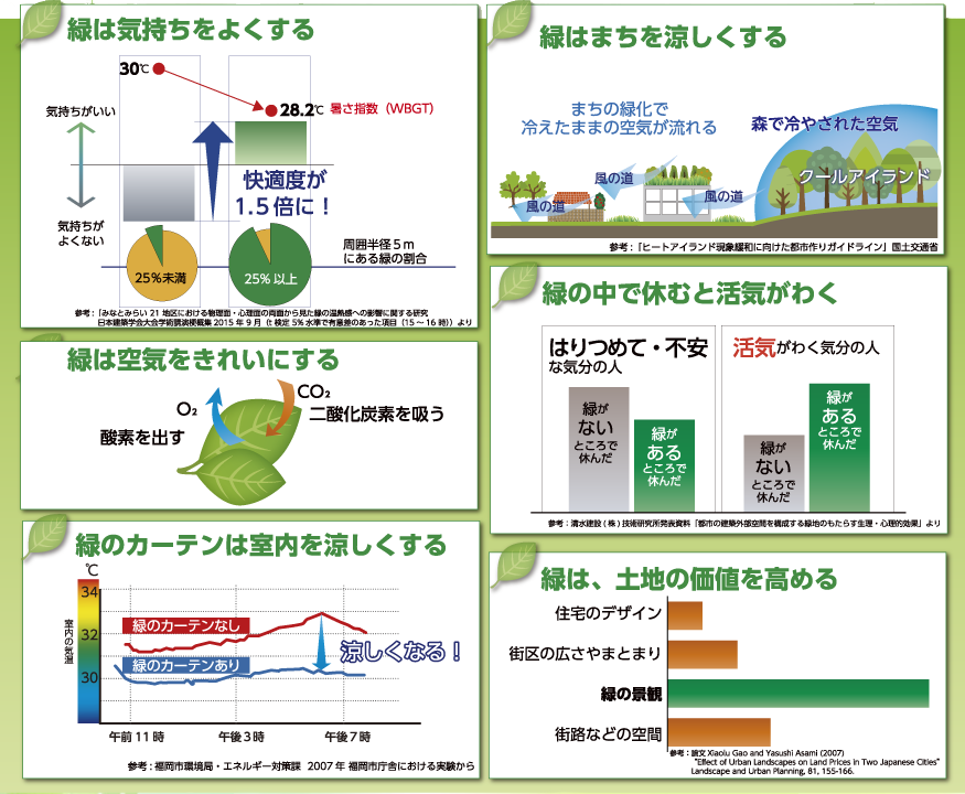 緑の効果のイメージ