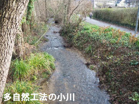 タ自然工法の小川