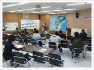 Visiting the Chatan Water Purification Plant and Sea Water Desalination Center