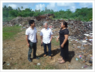 At Vava'u Island’s waste treatment facility